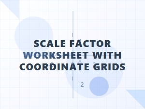 Scaling Shapes on Coordinate Grids