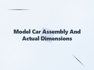 Bridging Scale From Model Cars to Real Dimensions